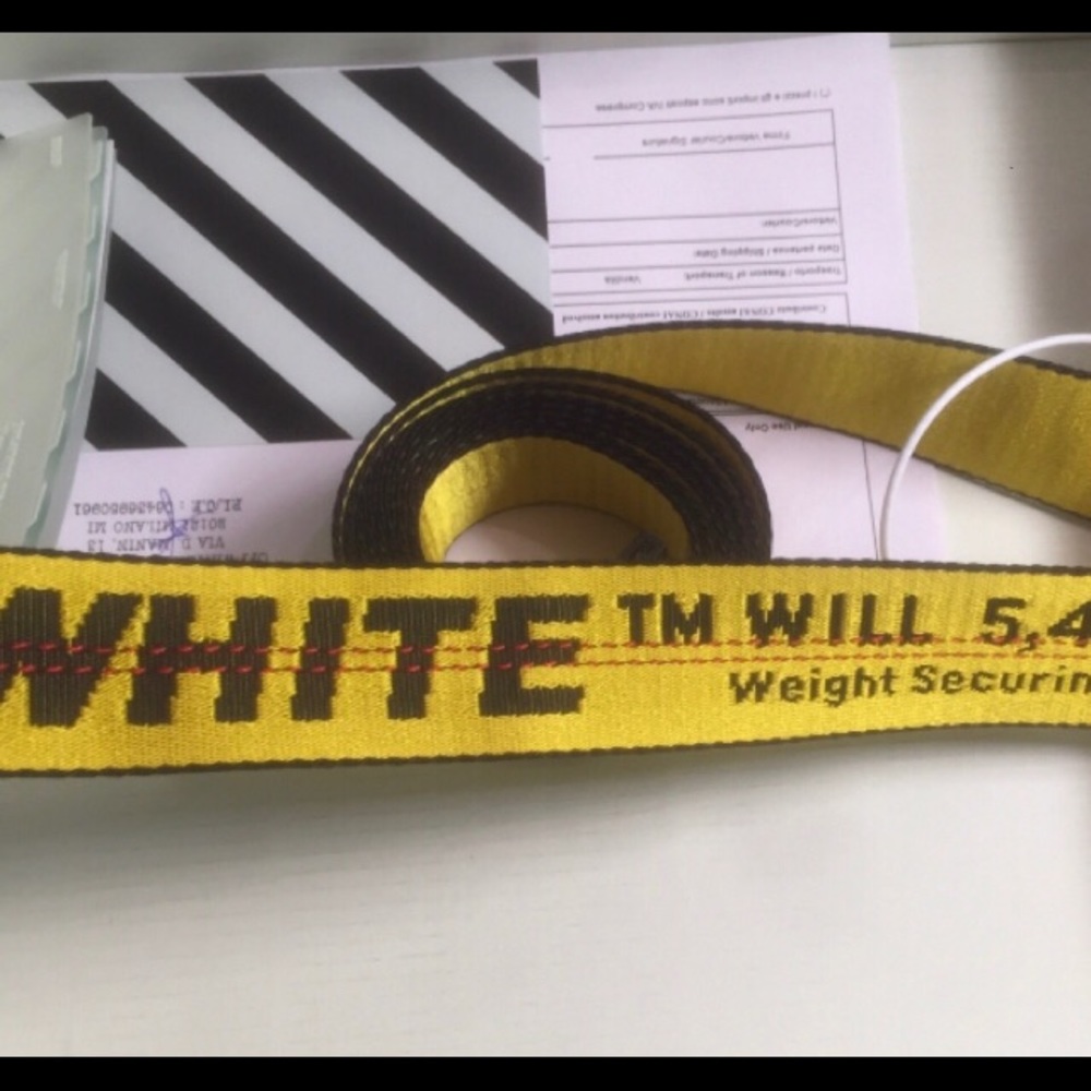 Offwhite Industrial belt